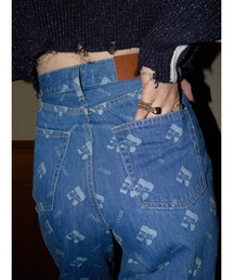 EVRIS | モノグラムシンプルワイドデニムパンツ(デニムパンツ)