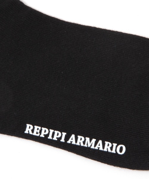 repipi armario(レピピ アルマリオ)の「レピピロゴショートソックス(ソックス/靴下・キッズ・ブラック/ブルー/シルバー/ホワイト/グリーン/ライム/パープル・FREE)」の10枚目の写真