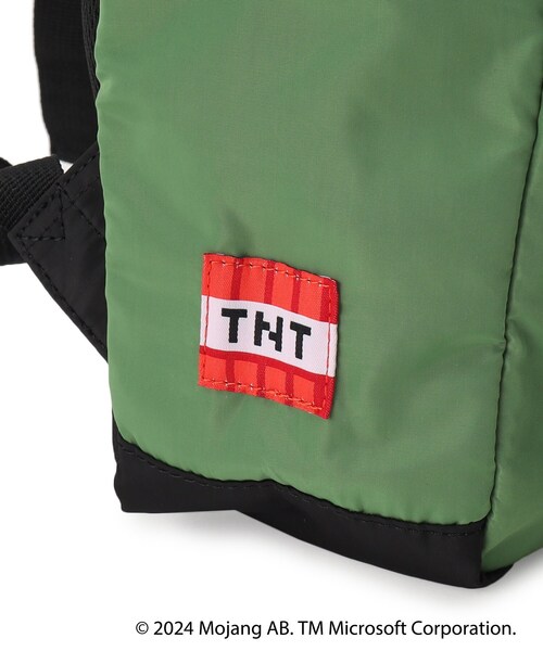 SHOO・LA・RUE(シューラルー)の「◆【マインクラフト】刺繍リュック(バックパック/リュック・キッズ・ブラック/モスグリーン系4・00)」の12枚目の写真
