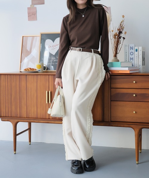 サイドフリルパンツ（その他パンツ）｜LAFFMO（ラフモ）の