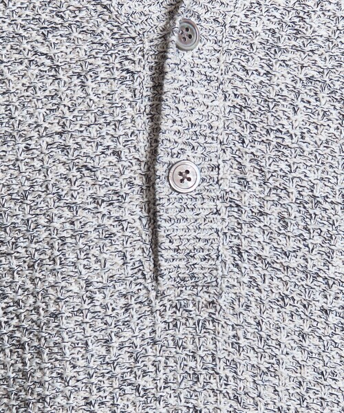 BEAUTY&YOUTH UNITED ARROWS（ビューティーアンドユースユナイテッドアローズ）の「グリッド アゼ 3B ポロニット -ウォッシャブル‐（ニット/セーター・メンズ・ダークグレー/ブラック/その他1・L/M/S/XL）」の17枚目の写真