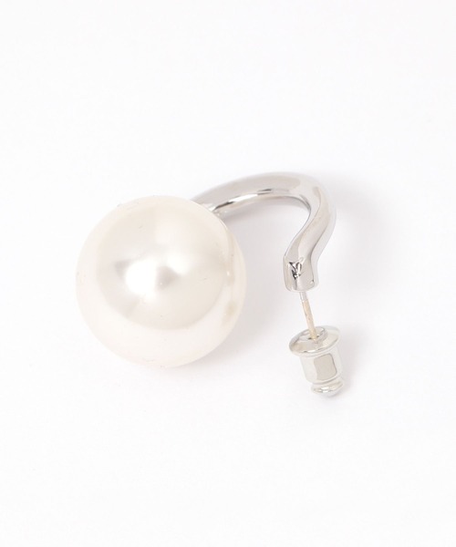 Andemiu（アンデミュウ）の「ビックパールピアス145298（ピアス（両耳用）・レディース・ゴールド/シルバー・FREE）」の8枚目の写真