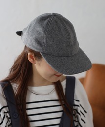 【Casselini】ウールリボンキャップ