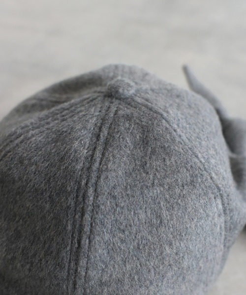 Bonjour Sagan(ボンジュールサガン)の「【Casselini】ウールリボンキャップ(キャップ・レディース・ブラック/グレー・FREE)」の13枚目の写真