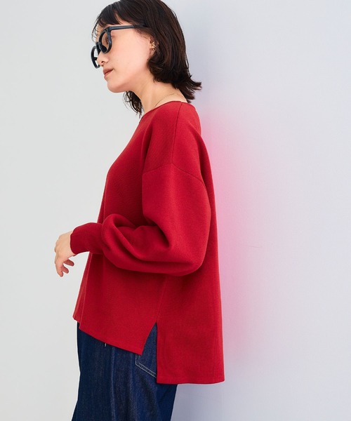 enrica KNIT 196 赤いニットセーター 長袖 バルーンスリーブ 楽天市場】バルーン袖 ニットセーター バルーンスリーブ トップス