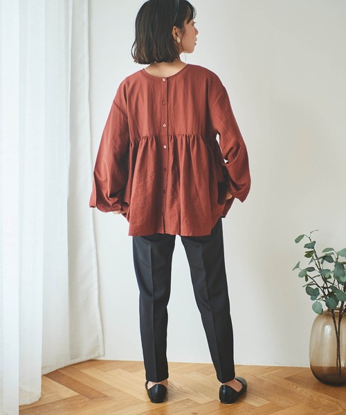 ブラウス シャツ ヴィンテージチュニックブラウス レディース CRAFT STANDARD BOUTIQUE ブラウス シャツ ヴィンテージボイル
