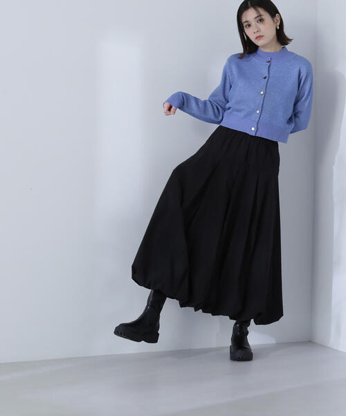 NATURAL BEAUTY BASIC(ナチュラルビューティーベーシック)の「【Oggi掲載】切替タックバルーンスカート(スカート・レディース・オフホワイト/ブラック/カーキ/ベージュ・MEDIUM/SMALL)」の13枚目の写真