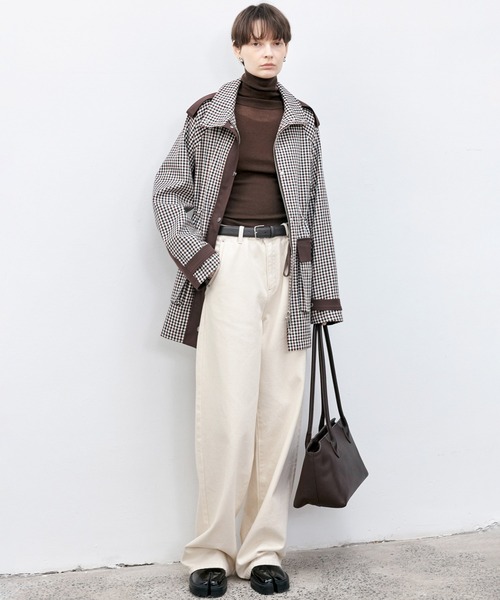 tageechita】チェック柄ハンティングジャケット（ミリタリージャケット