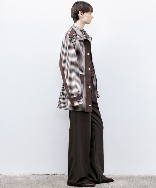 tageechita】チェック柄ハンティングジャケット（ミリタリージャケット