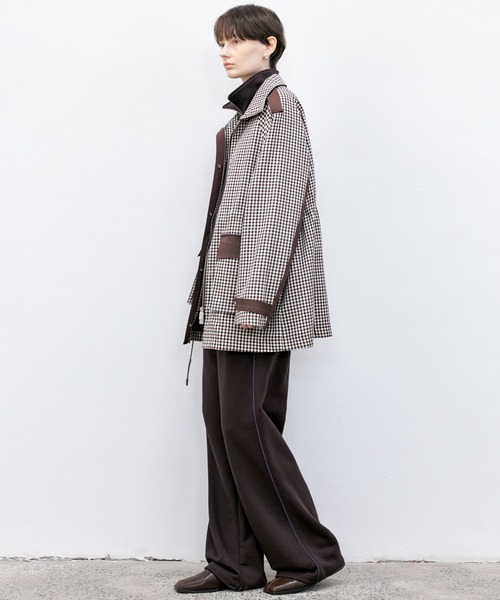 tageechita】チェック柄ハンティングジャケット（ミリタリージャケット