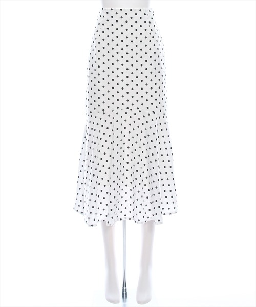 clear（クリア）の「ドット柄マーメイドスカート [大人 フェミニン]≪再入荷≫（スカート・レディース・ブラック/オフホワイト・F）」の16枚目の写真