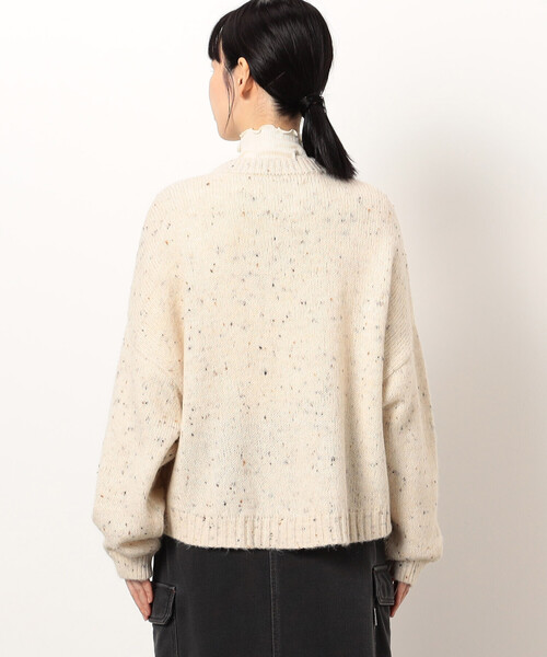 ONIGIRI（オニギリ）の「カラーネップ　モモンガ　ニットカーディガン（カーディガン/ボレロ・レディース・イエロー/アイボリー/ブルー/オレンジ・FREE）」の19枚目の写真