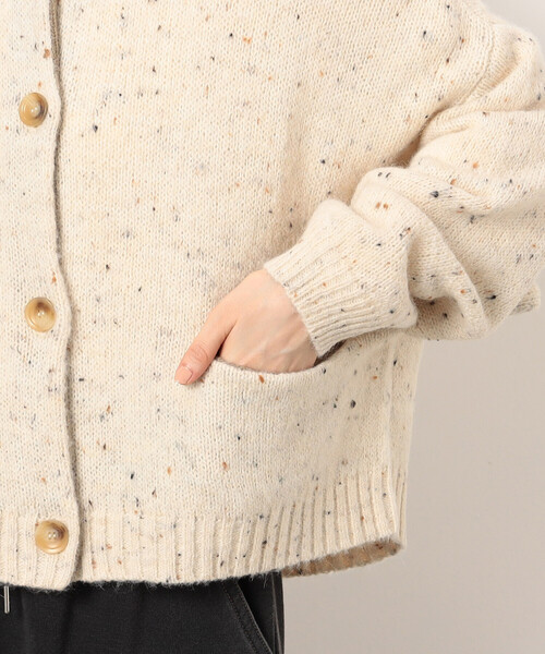 ONIGIRI（オニギリ）の「カラーネップ　モモンガ　ニットカーディガン（カーディガン/ボレロ・レディース・イエロー/アイボリー/ブルー/オレンジ・FREE）」の22枚目の写真