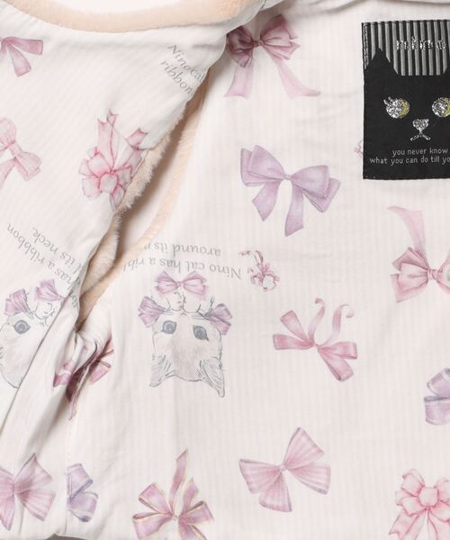 nino（ニノ）の「ファーベスト（ベスト・キッズ・ベージュ/ラベンダー・80-90/90-100/110-120）」の4枚目の写真