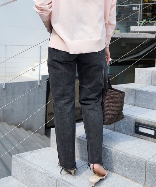 RED CARD TOKYO（レッドカード）の「【RED CARD TOKYO】MM66-ハイライズストレートデニム（デニムパンツ・レディース・ブラック・23/24/ 22）」の20枚目の写真