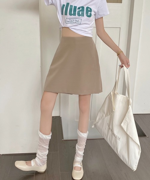 セール】巻きスカート風レイヤードスカパン（その他パンツ