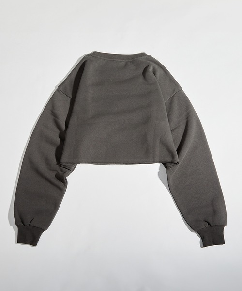 トレーナー スウェット STARTER メタルロゴ カットオフ ショート丈スウェット / l Logo Cutoff Short Length セール】STARTER メタルロゴ カットオフ ショート丈スウェット