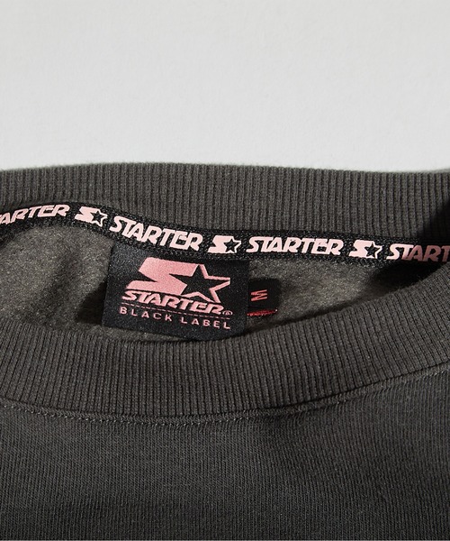 トレーナー スウェット STARTER メタルロゴ カットオフ ショート丈スウェット / l Logo Cutoff Short Length セール】STARTER メタルロゴ カットオフ ショート丈スウェット