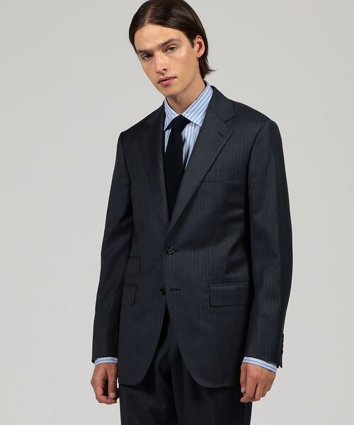セール】ウール シングルブレステッド2Bスーツ DORMEUIL