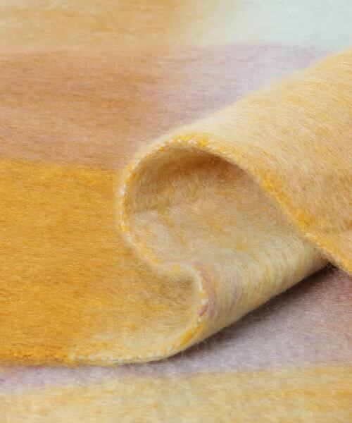 SMELLY（スメリー）の「ボリュームチェックマフラー（マフラー・レディース・パープル系その他/ブルー系その他・-）」の9枚目の写真