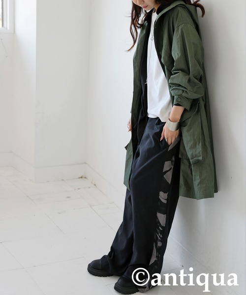 antiqua（アンティカ）の「柄切り替えパンツ（その他パンツ・レディース・ブラック・LARGE/MEDIUM）」の13枚目の写真