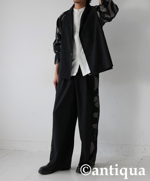 antiqua（アンティカ）の「柄切り替えパンツ（その他パンツ・レディース・ブラック・LARGE/MEDIUM）」の22枚目の写真