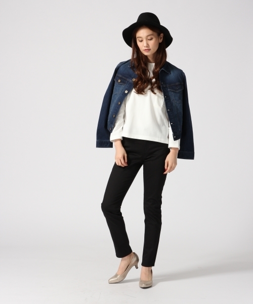 GLOBAL WORK(グローバルワーク)の「ウラケポケツキBOX-プルオーバー長袖/570451(Tシャツ/カットソー・レディース・グレー/ネイビー/ホワイト/その他/カーキ・MEDIUM/LARGE)」の6枚目の写真