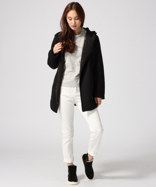 GLOBAL WORK(グローバルワーク)の「ウラケポケツキBOX-プルオーバー長袖/570451(Tシャツ/カットソー・レディース・グレー/ネイビー/ホワイト/その他/カーキ・MEDIUM/LARGE)」の7枚目の写真