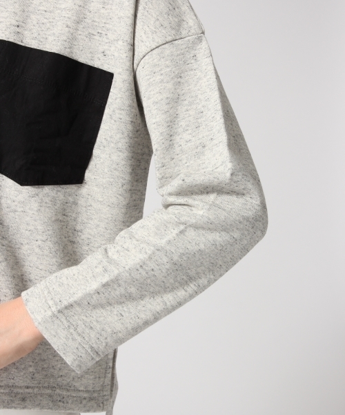 GLOBAL WORK(グローバルワーク)の「ウラケポケツキBOX-プルオーバー長袖/570451(Tシャツ/カットソー・レディース・グレー/ネイビー/ホワイト/その他/カーキ・MEDIUM/LARGE)」の20枚目の写真