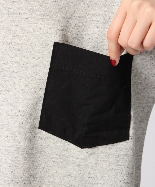 GLOBAL WORK(グローバルワーク)の「ウラケポケツキBOX-プルオーバー長袖/570451(Tシャツ/カットソー・レディース・グレー/ネイビー/ホワイト/その他/カーキ・MEDIUM/LARGE)」の12枚目の写真