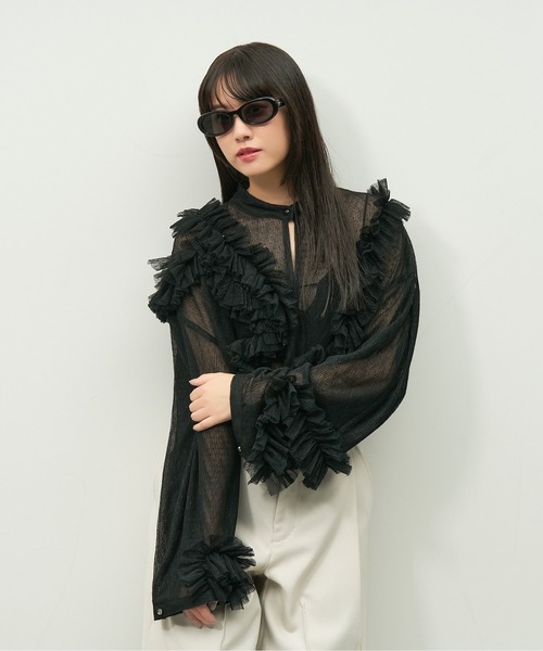 Knuth Marf ブラックサングラス Zoff｜Knuth Marf（ZN241G35-14E1）｜メガネのZoffオンライン