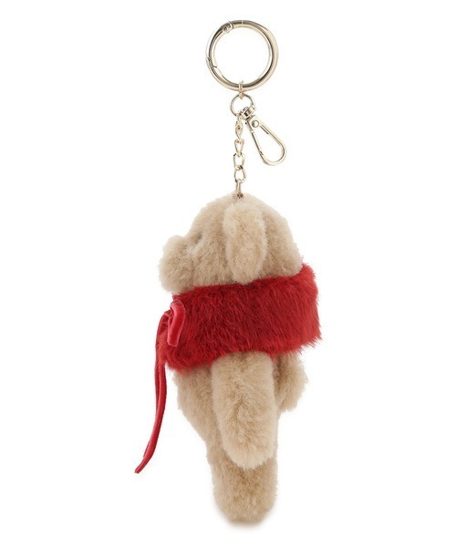 LILY BROWN（リリーブラウン）の「Lily Bearぬいぐるみキーチャーム（キーホルダー・レディース・ライトブルー/ベージュ/ダークグレー/ホワイト/ピンク・FREE）」の9枚目の写真