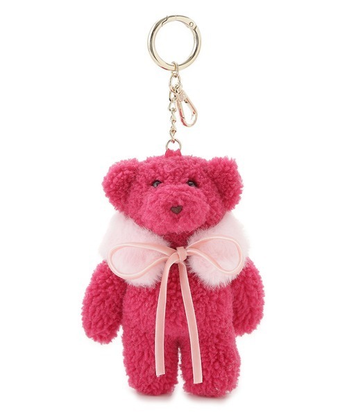 LILY BROWN（リリーブラウン）の「Lily Bearぬいぐるみキーチャーム（キーホルダー・レディース・ライトブルー/ベージュ/ダークグレー/ホワイト/ピンク・FREE）」の13枚目の写真