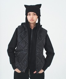 ribbon denim vest（ベスト）｜soduk（スドーク）のファッション