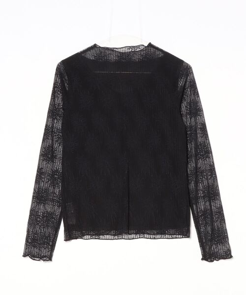 Ritomo De Ricco(リトモ・デ・リコ)の「ストレッチレースインナーインナードッキングトップス(Tシャツ/カットソー・レディース・オフホワイト/ブラック・FREE)」の21枚目の写真