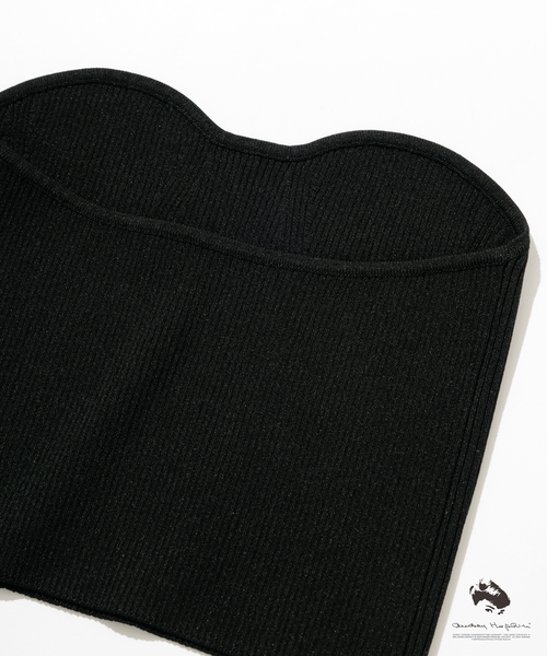 ADAM ET ROPE'(アダムエロペ)の「【AUDREY HEPBURN COLLECTION BY JUN】Knit Bustier(その他トップス・レディース・ブラック・FREE)」の9枚目の写真