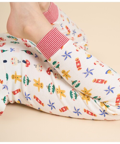 PETIT BATEAU(プチバトー)の「長袖パジャマ(ルームウェア/パジャマ・キッズ・ホワイト系その他・6YEAR/8YEAR/10YEAR/12YEAR)」の4枚目の写真