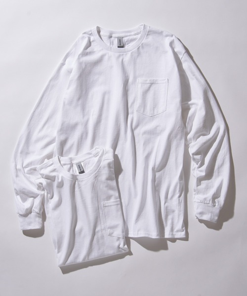 GILDAN(ギルダン)の「【GILDAN】ウルトラコットン スペシャル2パックロングTee MURS(Tシャツ/カットソー・メンズ・その他2/マルチ/ホワイト・L/M)」の14枚目の写真
