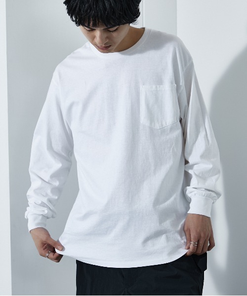 GILDAN(ギルダン)の「【GILDAN】ウルトラコットン スペシャル2パックロングTee MURS(Tシャツ/カットソー・メンズ・その他2/マルチ/ホワイト・L/M)」の20枚目の写真