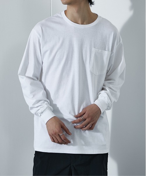 GILDAN(ギルダン)の「【GILDAN】ウルトラコットン スペシャル2パックロングTee MURS(Tシャツ/カットソー・メンズ・その他2/マルチ/ホワイト・L/M)」の21枚目の写真