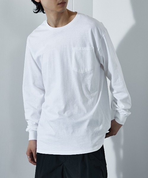 GILDAN(ギルダン)の「【GILDAN】ウルトラコットン スペシャル2パックロングTee MURS(Tシャツ/カットソー・メンズ・その他2/マルチ/ホワイト・L/M)」の22枚目の写真