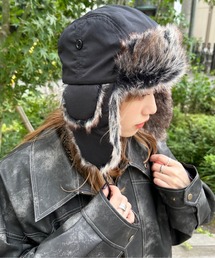 DOUBLE NAME | ウォッシャブルトラッパーハット(ハット)