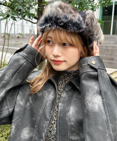 DOUBLE NAME（ダブルネーム）の「ウォッシャブルトラッパーハット（ハット・レディース・グレー/カーキ/ブラック・FREE）」の17枚目の写真