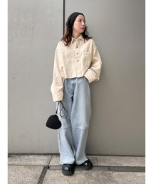 Ungrid | カットオフショートデニムシャツ(シャツ/ブラウス)
