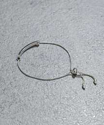 SMELLY | カーブプレートスライドブレスレット(ブレスレット)