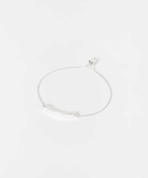 SMELLY(スメリー)の「カーブプレートスライドブレスレット(ブレスレット・レディース・シルバー・-)」の11枚目の写真