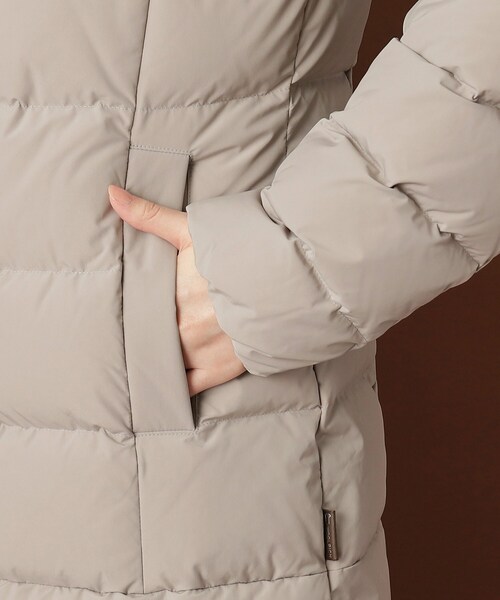 本日16時まで出品。WOOLRICH ダウンジャケット M ベージュ
