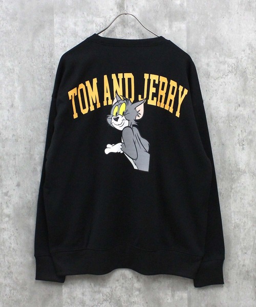 Tom&Jerry(トムアンドジェリー)の「TOM&JERRY トム&ジェリー 裏起毛 ピリング加工 バックプリント BIG スウェット(スウェット・メンズ・チャコール/ブラック/杢グレー/アイボリー系/ベージュ/ネイビー/グレー系/グレー系1/グレー系2/アイボリー系1/ブラック系/ヘザーチャコール/グレイッシュベージュ/グリーン系/グリーン/オートミール・M/L/XL)」の20枚目の写真