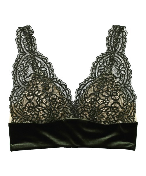 Mystic ベロア×レースブラレット（ブラジャー）｜ANNEBRA（アンブラ） pattayablatt.com