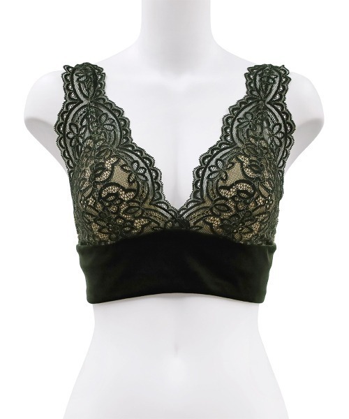 Mystic ベロア×レースブラレット（ブラジャー）｜ANNEBRA（アンブラ） pattayablatt.com